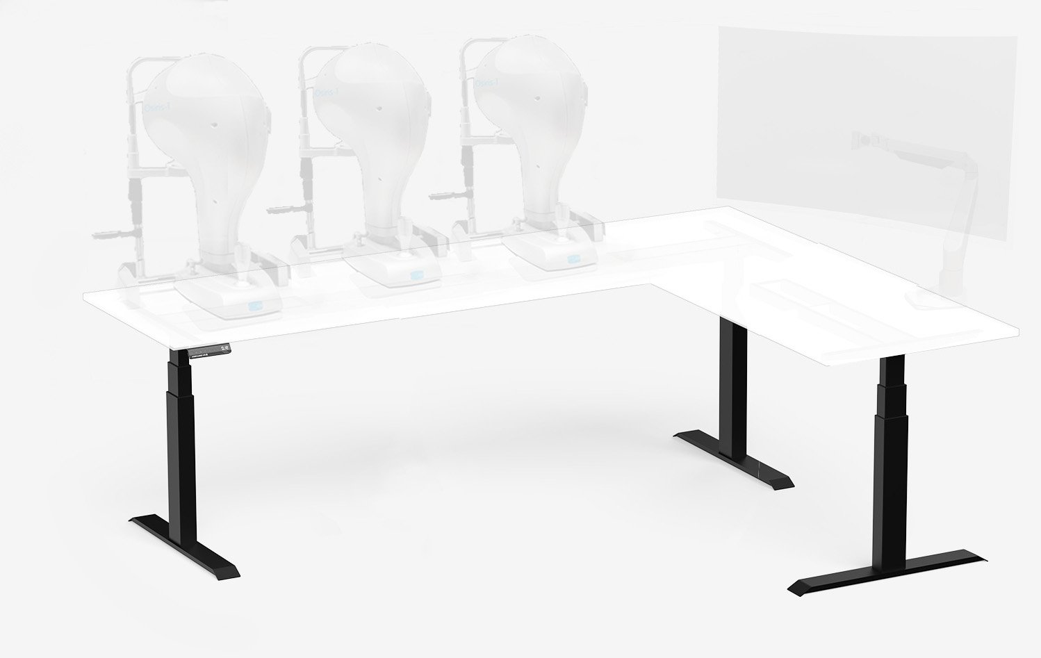 Medspace Table L3i (Three Devices L Shape) – Eyetek Resources